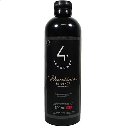 DEOCOLÔNIA  EVIDENCY 500ML 4 GROOMER PROFISSIONAL IBASA PARA CÃES E GATOS DEOCOLÔNIA  EVIDENCY 500ML 4 GROOMER PROFISSIONAL IBASA PARA CÃES E GATOS